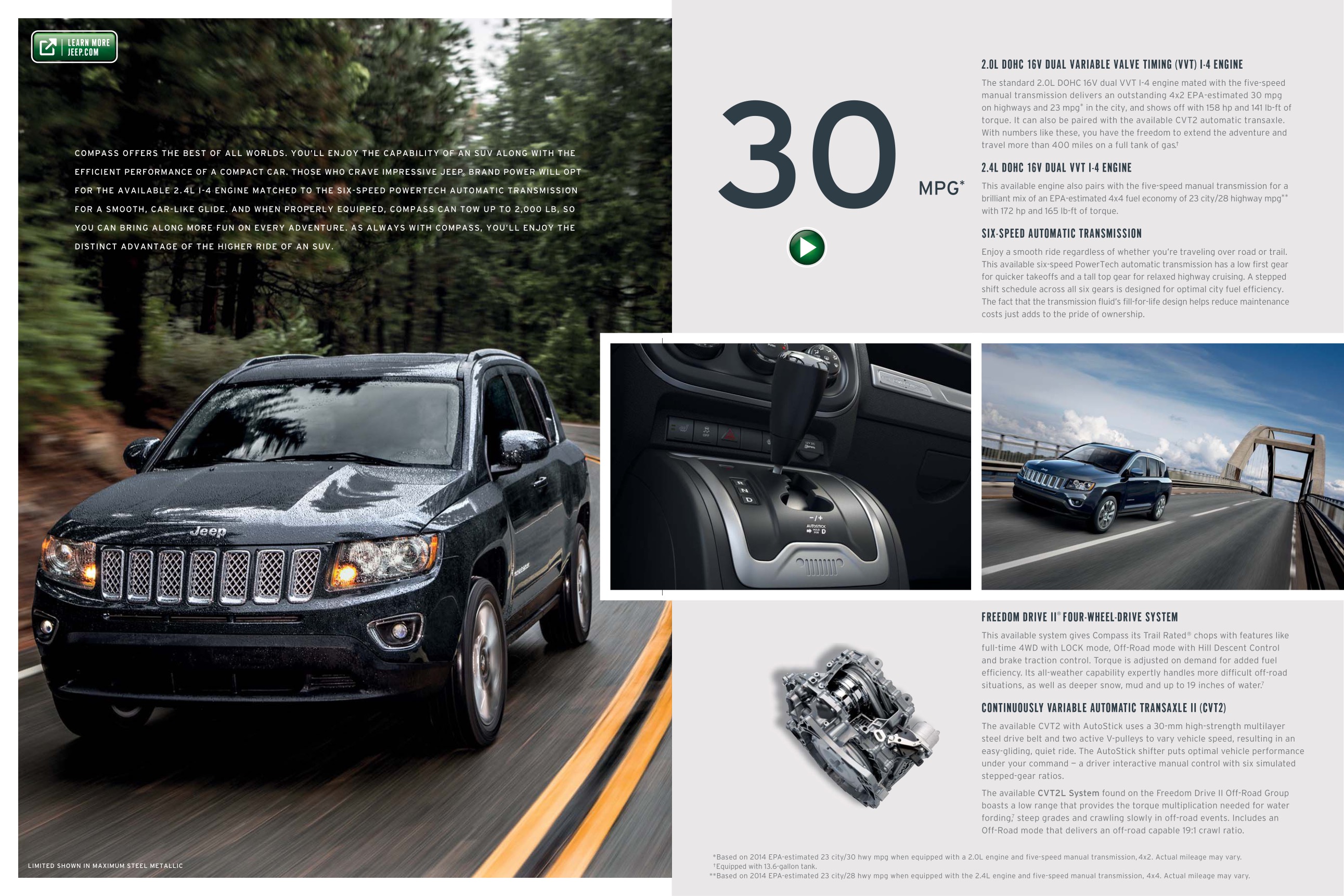 2015 Jeep Compass Brochure Page 13